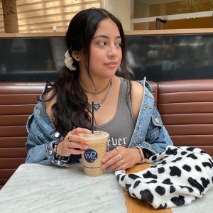 Large Pendant silver chunky necklace